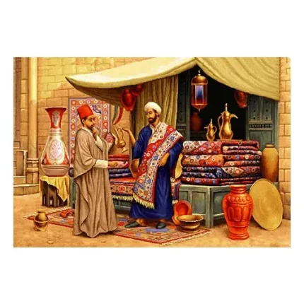 نخ و نقشه بازار فرش قاهره